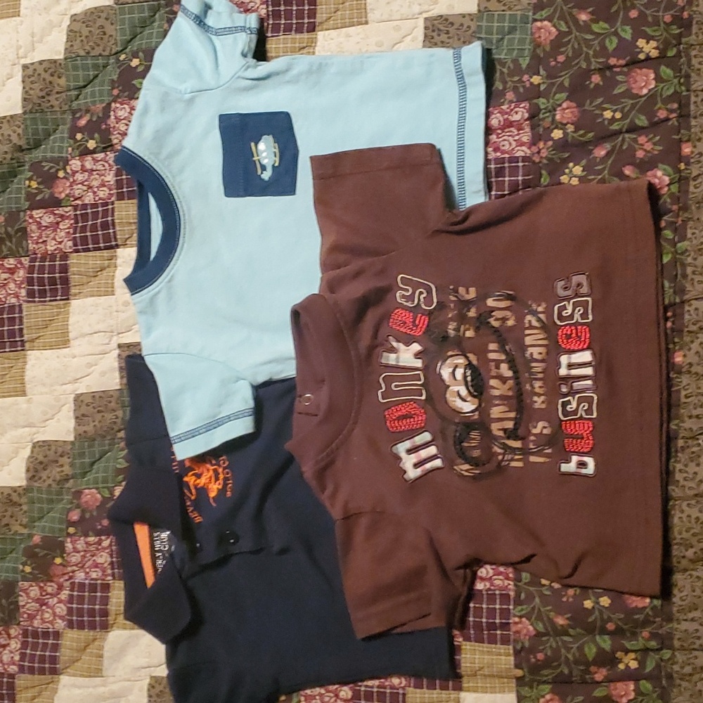 3-6M Mismatch Shirt Set
